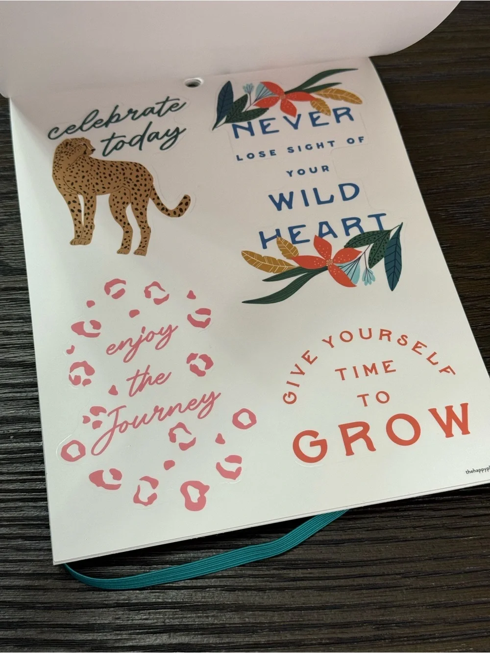 NEW Happy Planner Jewel Tone Jungle Large Sticker Book 238 Stickers